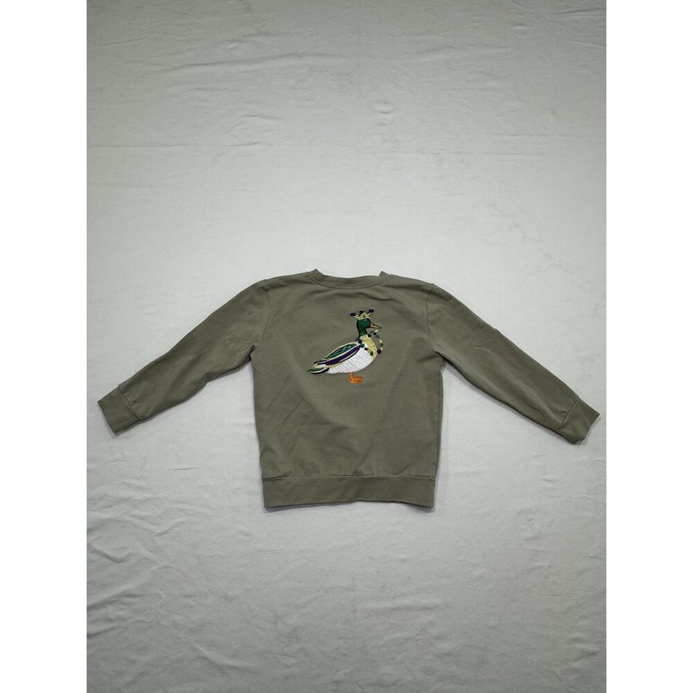 LB‎ Kids Boys 4t Mardi Gras Long Sleeve Duck With Beads Shirt fits more like 3t